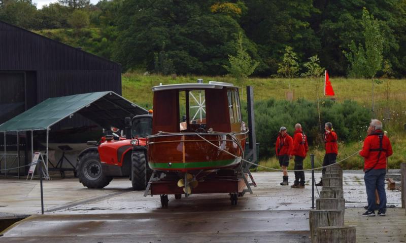 Penelope II re-launch end of Sep 2020 (c) Windermere Jetty Museum