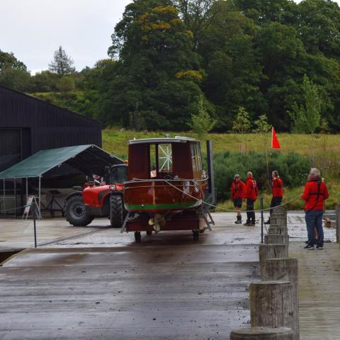 Penelope II re-launch end of Sep 2020 (c) Windermere Jetty Museum