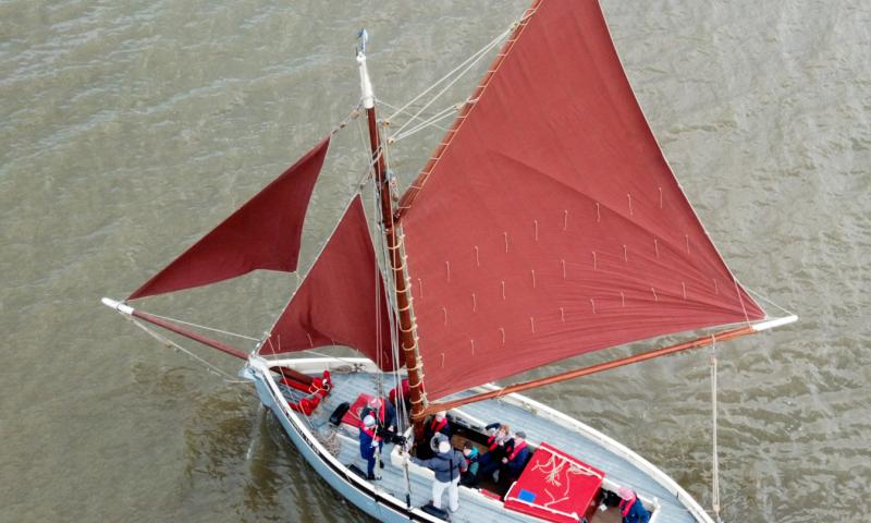 Baden Powell sailing on the Ouse