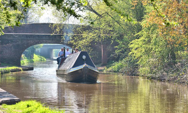 Rudd on the Shropshire Union Canal
