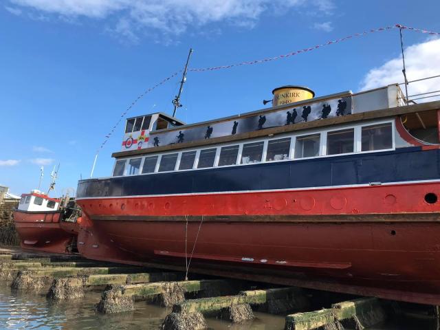 Regal Lady relaunched as Dunkirk Ship floating museum Feb 2021