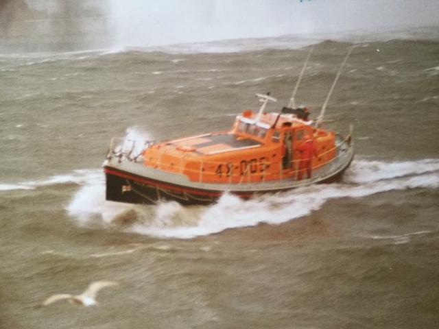 In Peterhead at sea