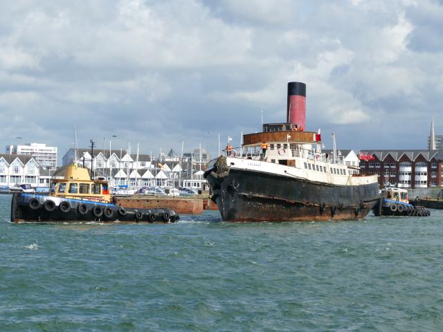 Underway to her new home