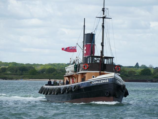 Calshot under sail