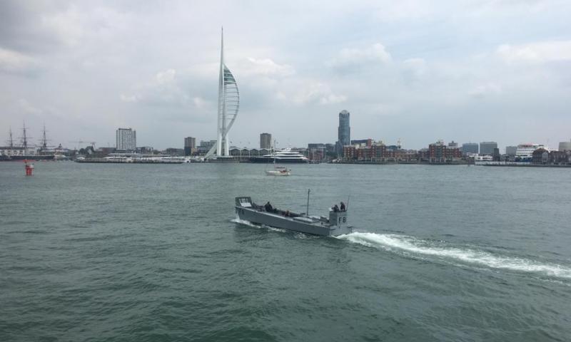 Foxtrot 8 out on the Solent