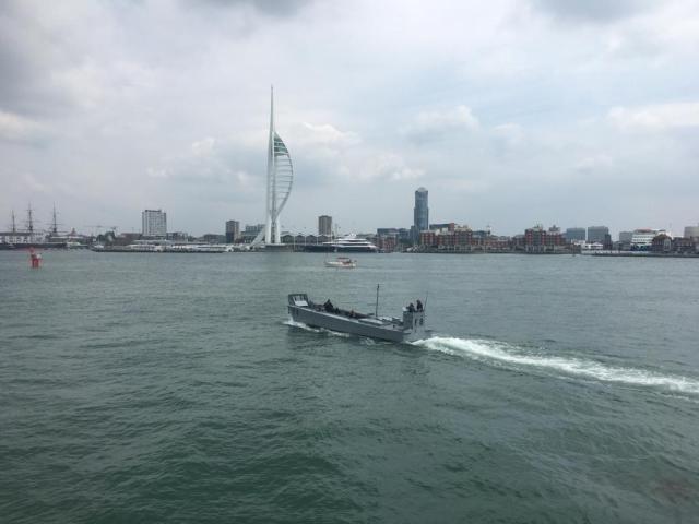 Foxtrot 8 out on the Solent