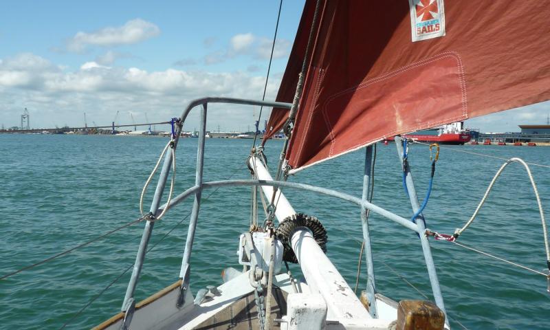 Harbinger out sailing