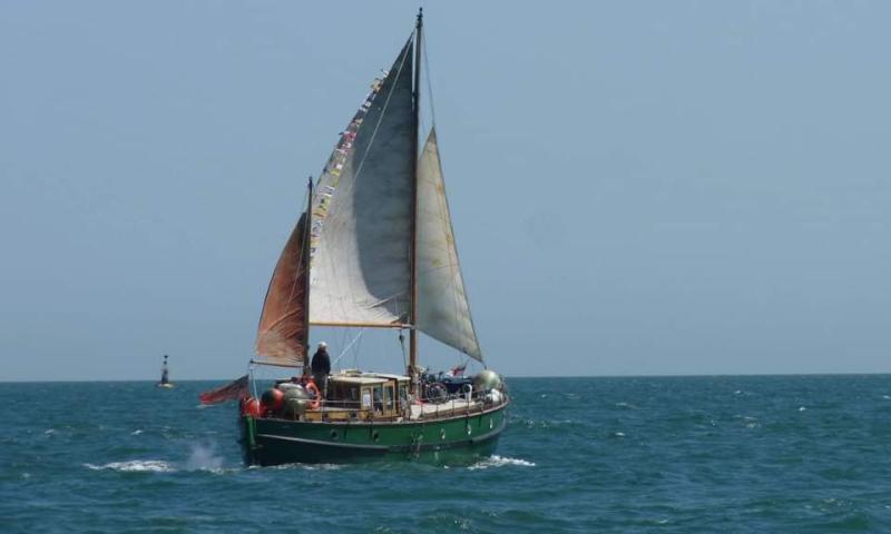 Mary Scott out sailing