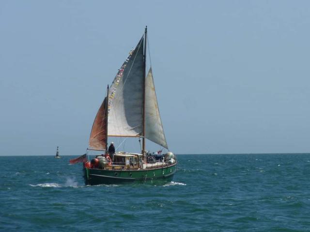 Mary Scott out sailing