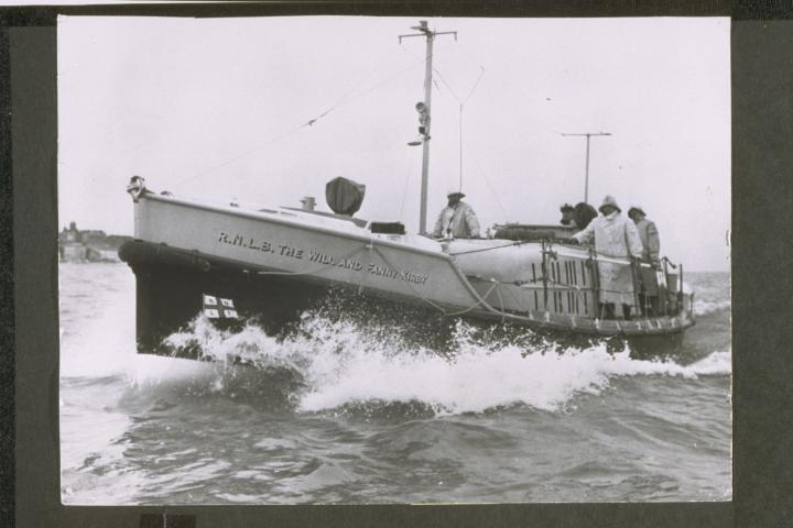 Will and Fanny Kirby at Seaham Harbour Station