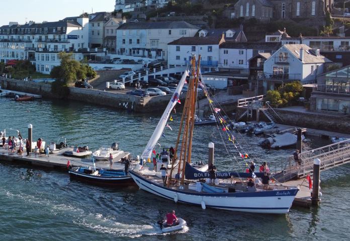 Boleh alongside in Salcombe