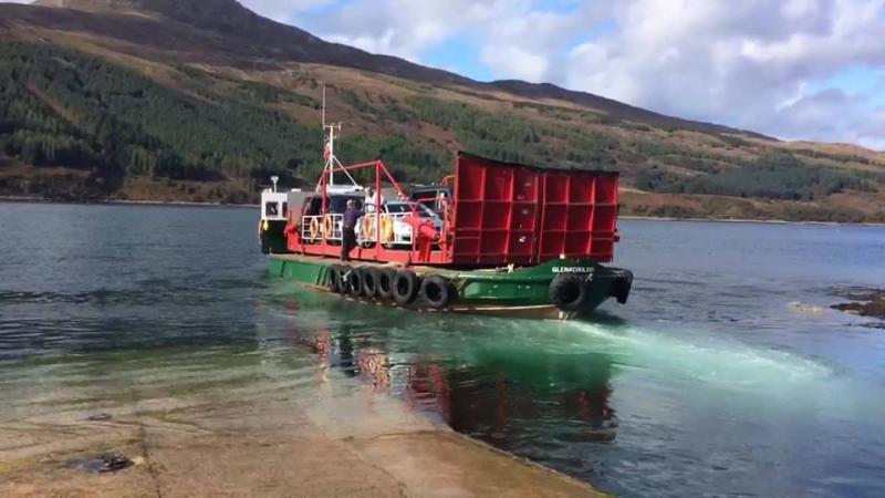 MV Glenachulish operating