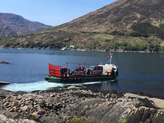 MV Glenachulish in operation