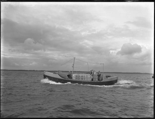 black and white image of lifeboat