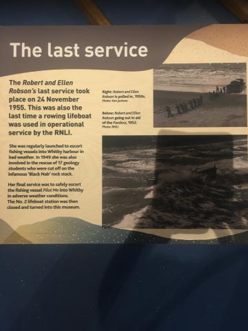 Info on the lifeboat