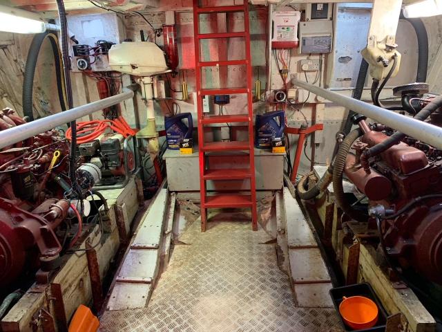 William & Kate Johnston following restoration work October 2022 
