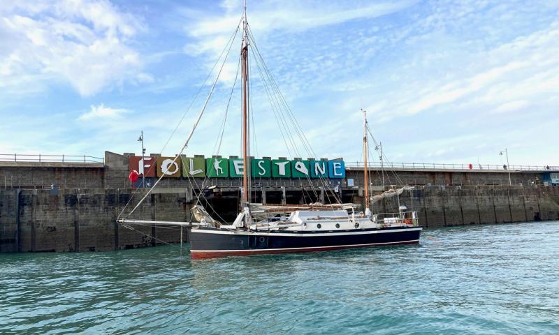 Iedastalham anchored at Folkestone