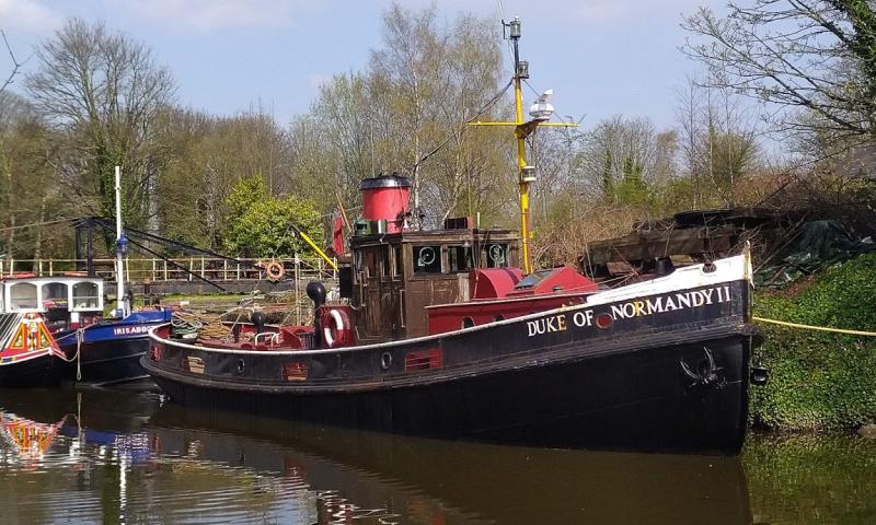 Duke of Normandy II moored