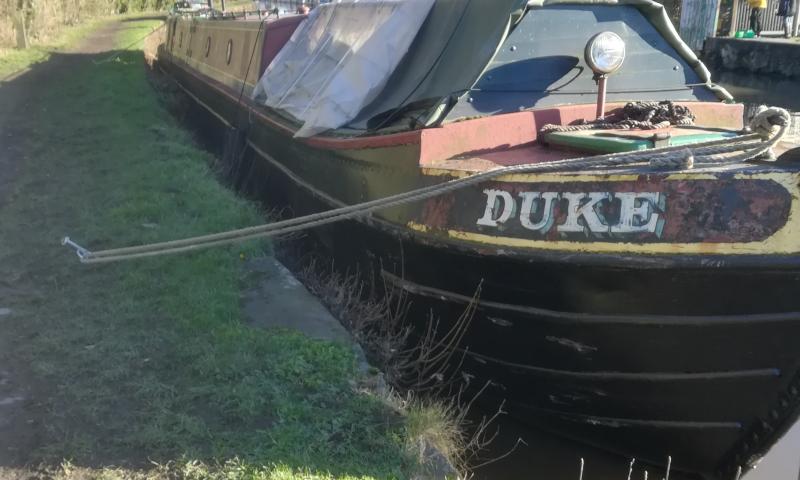 Duke moored