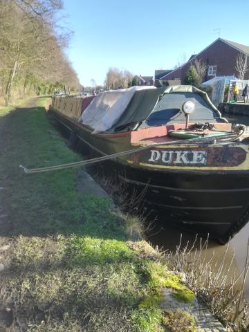 Duke moored