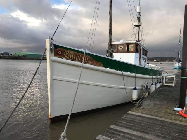 Emblem moored