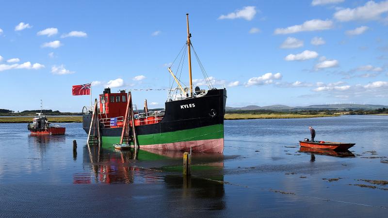 MV Kyles in 2022 after repair and repainting