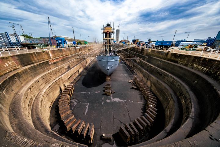 Spurn in Dry dock 2022