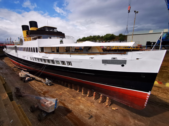 TS Queen Mary in Drydock - 2022 Photo Comp entry