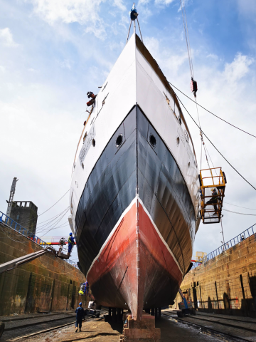 TS Queen Mary in Drydock - 2022 Photo Comp entry