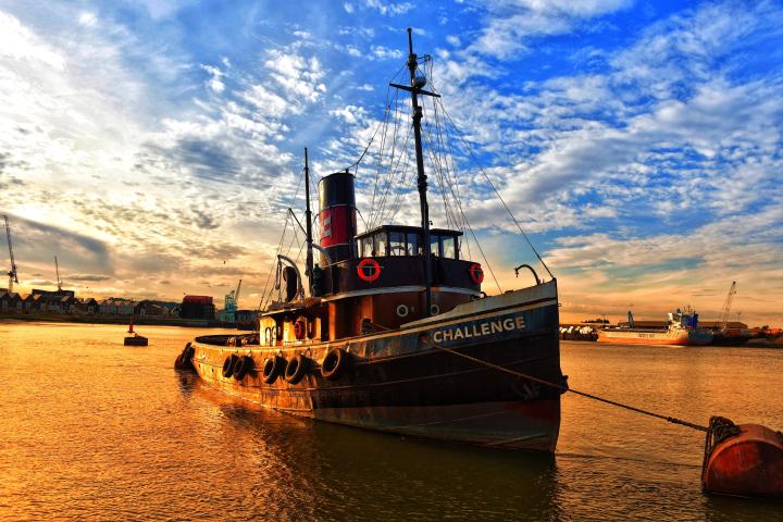 Evening Sunset over the tug Challenge - 2022 Photo Comp entry