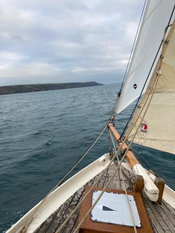 under sail