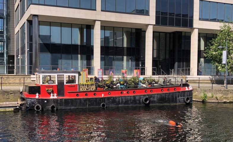 Marjorie R moored in Leeds Dock