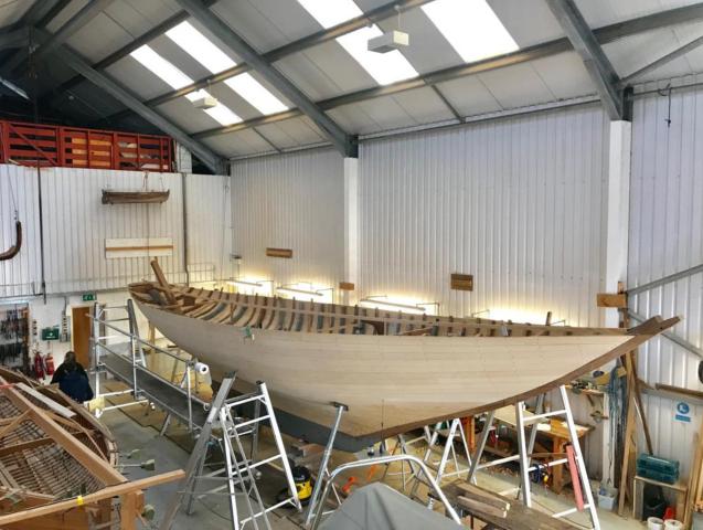 Lady Nancy at Harkers Yard, Brightlingsea