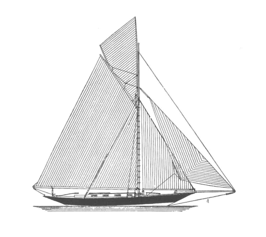 Lady Nancy's original rigging plan