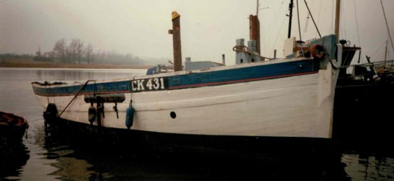 ADC prior to her rebuild at St Osyth boat yard.