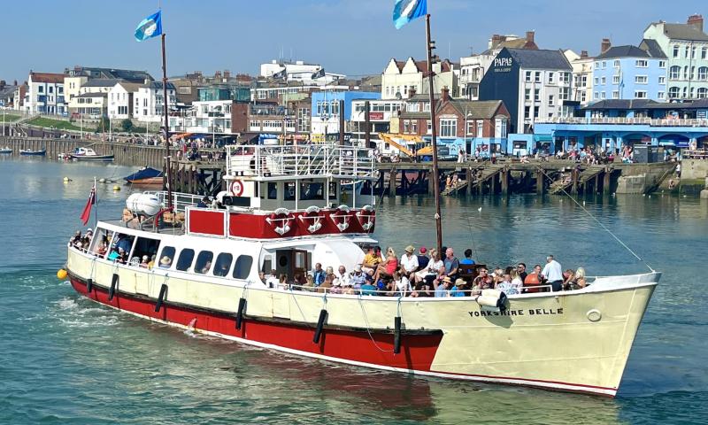 Yorkshire Belle at Bridlington summer 2023, copyright Chiswick Pier Pictorial