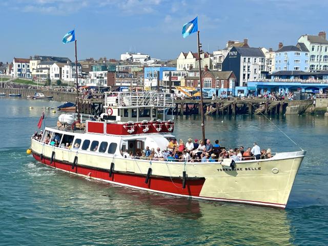 Yorkshire Belle at Bridlington summer 2023, copyright Chiswick Pier Pictorial