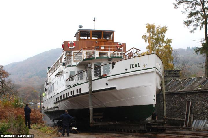 In dry dock