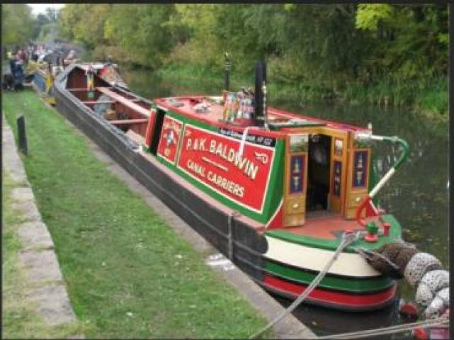 View of Saltaire from her stern