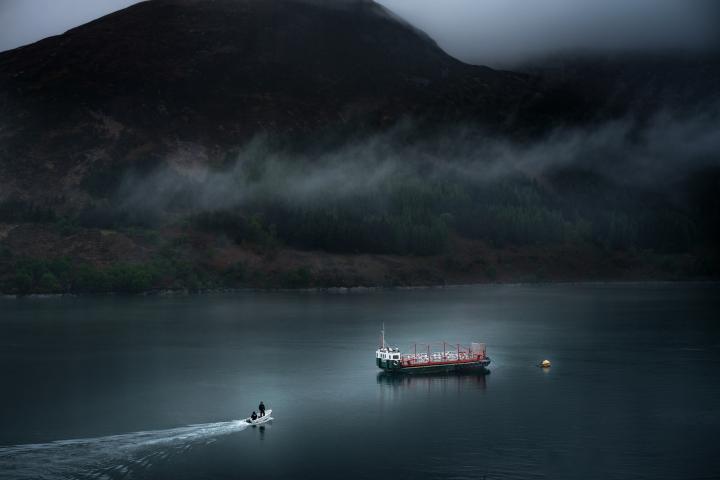 Photo Competition 2023 - Crew Embarking the MV Glenachulish by Ian Southerin