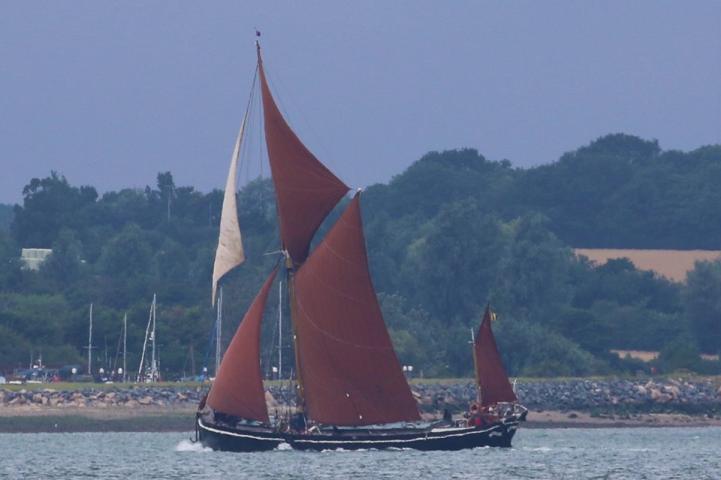 Ironsides under sail