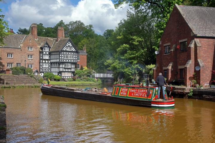 Photo Competition 2023 - Narrowboat Spey at Worsley on the Bridgewater canal by John Eyres