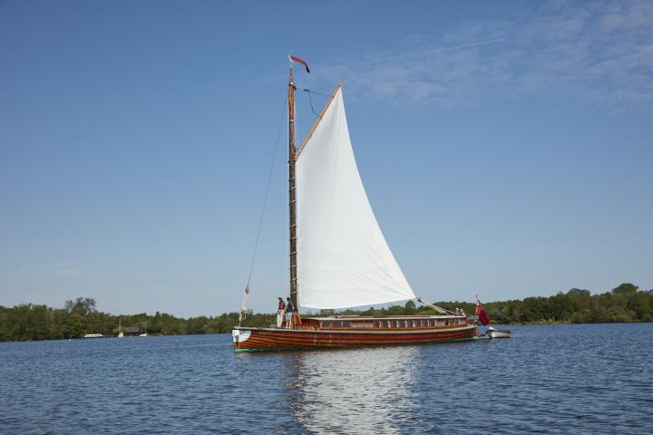 Ardea under sail