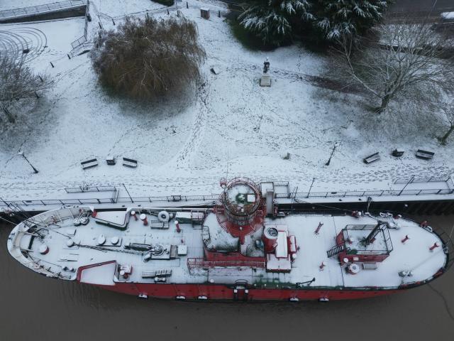 Photo Competition 2023 - Looking down on the snowy LV 21 by James Arthur