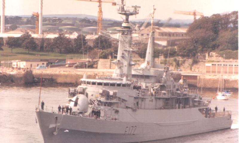 Departing Devonport Naval Base