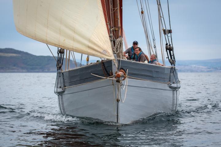 Under sail