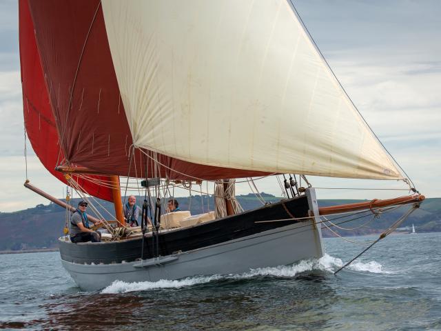 Under sail