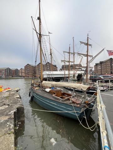 DOLPHIN alongside at Gloucester