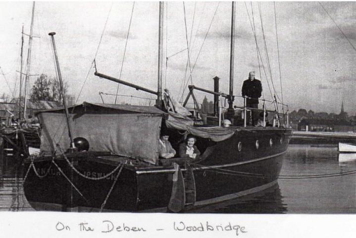 ANAURUS pictured post war at Woodbridge