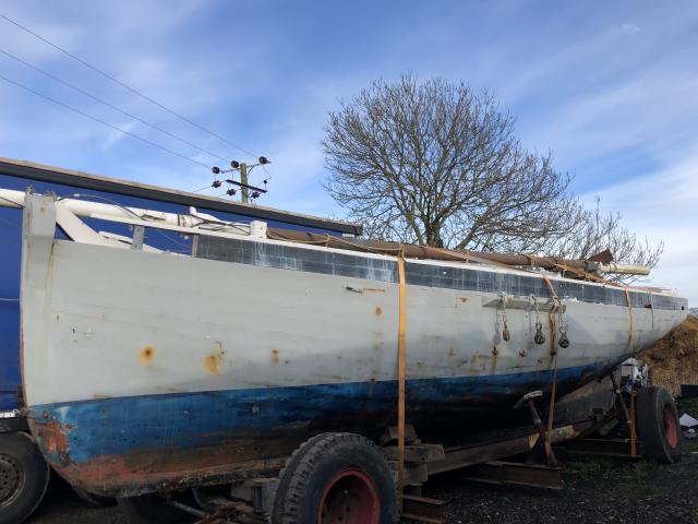 Mermaid Laid up before restoration, 2021